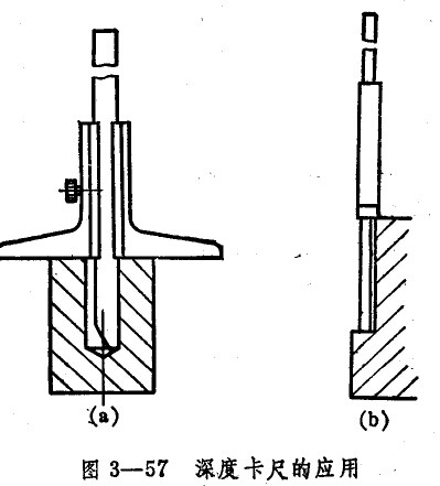深度游標(biāo)卡尺的使用 深度游標(biāo)卡尺