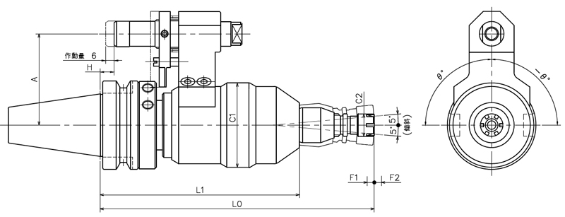 KATO加工中心用去毛刺機BT40-DBR7-P 去毛刺機
