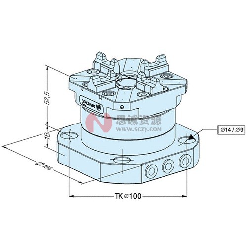 ER-020027 its compact combi卡盤 連托板