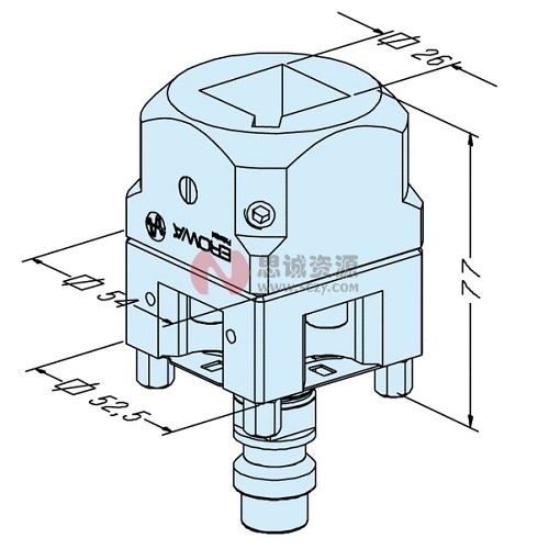 ER-010607 ER-010611 EROWA方形25電極夾頭 ER-010607 er-010611 erowa方形25電極夾頭